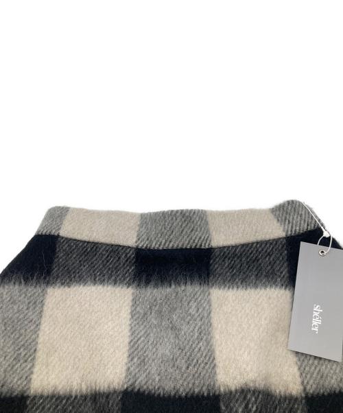 sheller（シェリエ）sheller (シェリエ) ブロックチェックショートパンツ ブラック×ベージュ サイズ:M 未使用品の古着・服飾アイテム