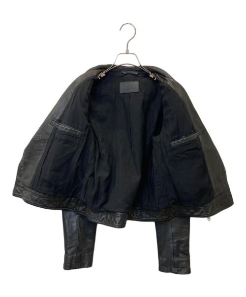 ALL SAINTS（オールセインツ）ALL SAINTS (オールセインツ) CONROY LEATHER BIKER JACKET　ML058F  3968 ブラック サイズ:UK10の古着・服飾アイテム