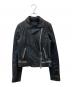ALL SAINTS（オールセインツ）の古着「CONROY LEATHER BIKER JACKET　ML058F  3968」｜ブラック