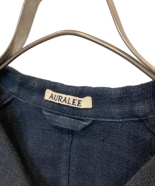 AURALEE（オーラリー）AURALEE (オーラリー) リネン ダブルフェイス ブルゾン　A20SB03WL ネイビーの古着・服飾アイテム