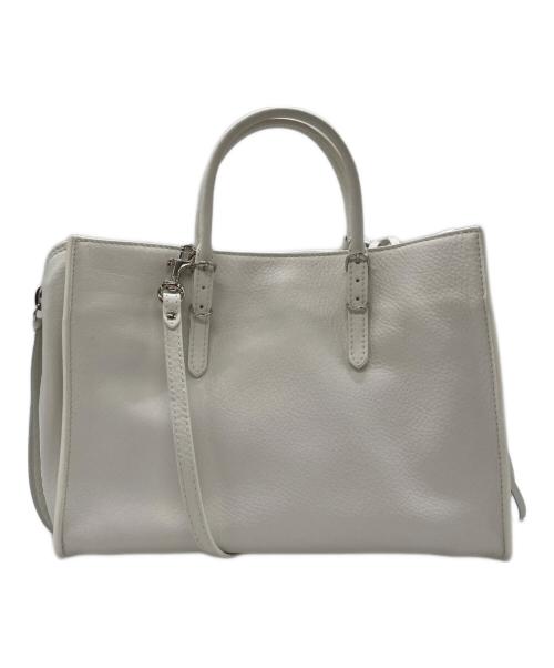 BALENCIAGA（バレンシアガ）BALENCIAGA (バレンシアガ) ペーパーミニ 2WAY ハンドバッグ 370926 370926・9002・A・535269 ホワイトの古着・服飾アイテム