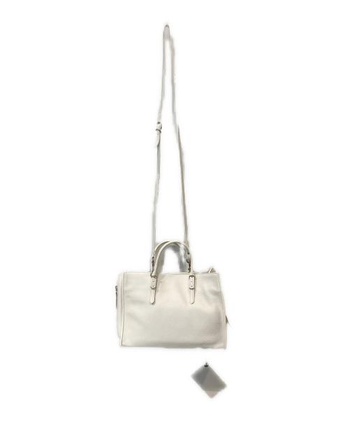 BALENCIAGA（バレンシアガ）BALENCIAGA (バレンシアガ) ペーパーミニ 2WAY ハンドバッグ 370926 370926・9002・A・535269 ホワイトの古着・服飾アイテム