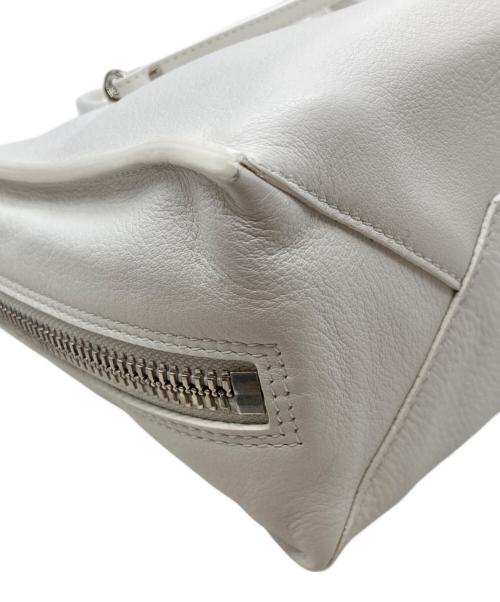 BALENCIAGA（バレンシアガ）BALENCIAGA (バレンシアガ) ペーパーミニ 2WAY ハンドバッグ 370926 370926・9002・A・535269 ホワイトの古着・服飾アイテム