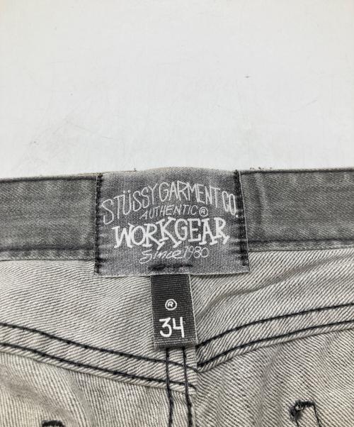 stussy（ステューシー）stussy (ステューシー) デニムパンツ 16400 グレー サイズ:34/31 1/2の古着・服飾アイテム