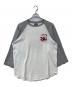 stussy（ステューシー）の古着「ラグランカットソー」｜ホワイト×グレー