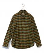 L.L.Beanエルエルビーン）の古着「Comfort Stretch Flannel Shirt 511541」｜ブラウン×グリーン