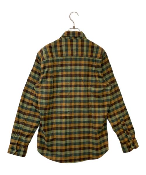 L.L.Bean（エルエルビーン）L.L.Bean (エルエルビーン) Comfort Stretch Flannel Shirt 511541 ブラウン×グリーン サイズ:Sの古着・服飾アイテム