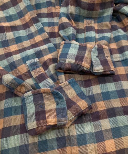 L.L.Bean（エルエルビーン）L.L.Bean (エルエルビーン) Comfort Stretch Flannel Shirt 511541 ブラウン×グリーン サイズ:Sの古着・服飾アイテム