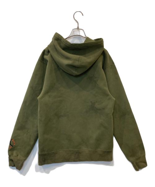 JORDAN BRAND（ジョーダン ブランド）JORDAN BRAND (ジョーダン ブランド) TRAVIS SCOTT (トラヴィススコット) Washed Suede Hoodie CN3422-222 カーキ サイズ:XSの古着・服飾アイテム