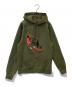 JORDAN BRAND（ジョーダン ブランド）の古着「Washed Suede Hoodie CN3422-222」｜カーキ