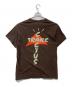 TRAVIS SCOTT (トラヴィススコット) プリントTシャツ ブラウン サイズ:M：6000円
