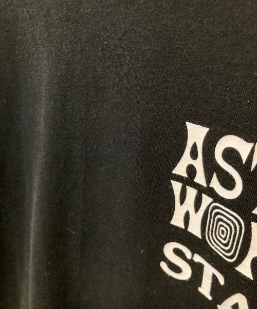 Travis Scott（トラヴィススコット）TRAVIS SCOTT (トラヴィススコット) プリントTシャツ ブラック サイズ:Lの古着・服飾アイテム