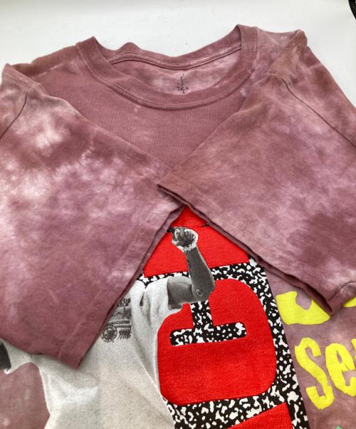 Travis Scott（トラヴィススコット）Travis Scott (トラヴィススコット) Jack Smile II T-Shirt ピンク サイズ:Mの古着・服飾アイテム