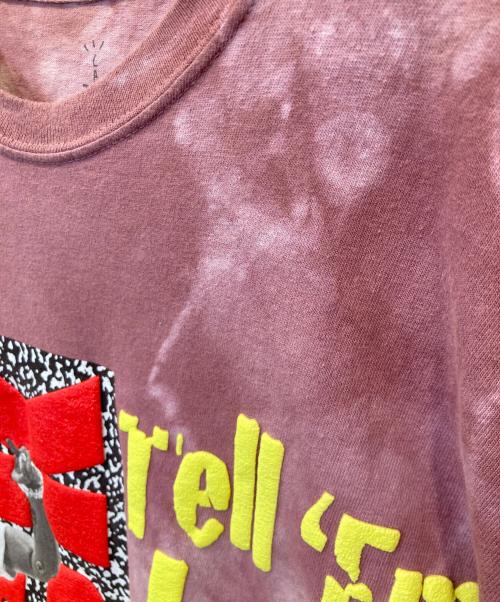 Travis Scott（トラヴィススコット）Travis Scott (トラヴィススコット) Jack Smile II T-Shirt ピンク サイズ:Mの古着・服飾アイテム