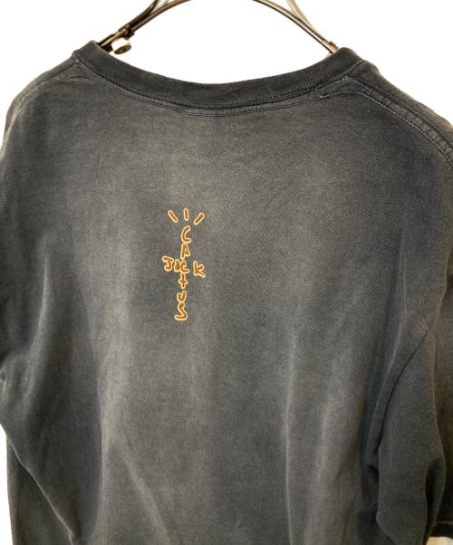 Travis Scott（トラヴィススコット）TRAVIS SCOTT (トラヴィススコット) プリントTシャツ ダークグレー サイズ:Mの古着・服飾アイテム