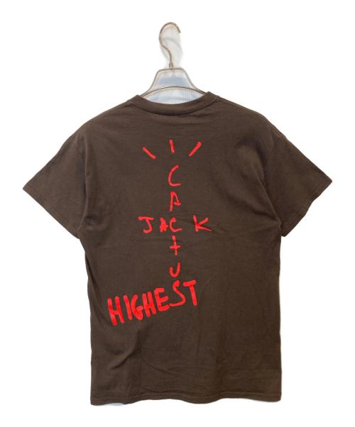 Travis Scott（トラヴィススコット）TRAVIS SCOTT (トラヴィススコット) JORDAN BRAND (ジョーダン ブランド) Tシャツ ブラウン サイズ:Mの古着・服飾アイテム
