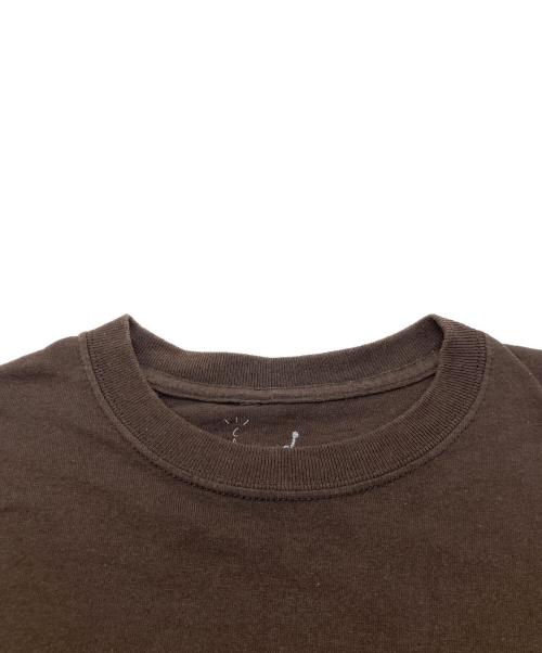 Travis Scott（トラヴィススコット）TRAVIS SCOTT (トラヴィススコット) JORDAN BRAND (ジョーダン ブランド) Tシャツ ブラウン サイズ:Mの古着・服飾アイテム