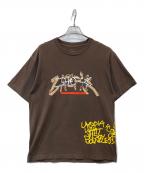 Travis Scottトラヴィススコット）の古着「プリントTシャツ」｜ブラウン