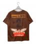 TRAVIS SCOTT (トラヴィススコット) プリントTシャツ ブラウン サイズ:L：8000円
