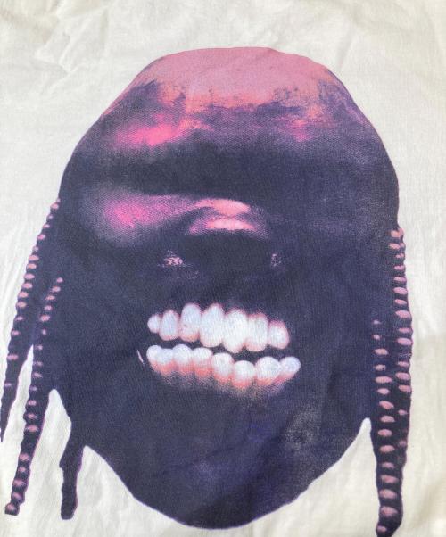 Travis Scott（トラヴィススコット）TRAVIS SCOTT (トラヴィススコット) プリントTシャツ ホワイト サイズ:Lの古着・服飾アイテム