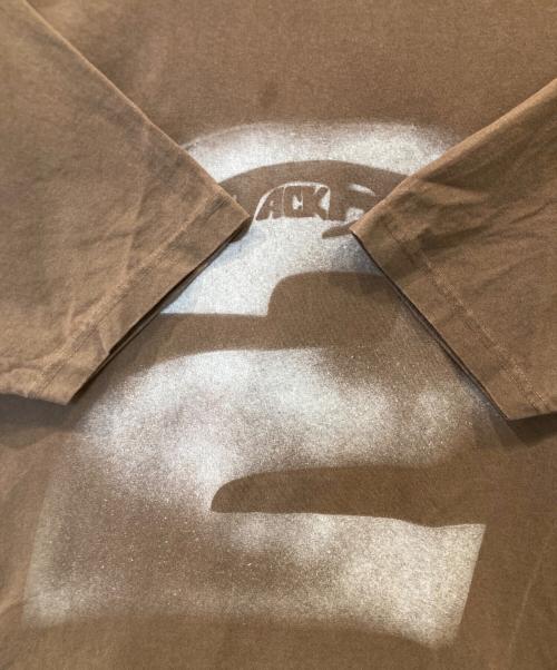 Travis Scott（トラヴィススコット）TRAVIS SCOTT (トラヴィススコット) プリントTシャツ ブラウン サイズ:Lの古着・服飾アイテム