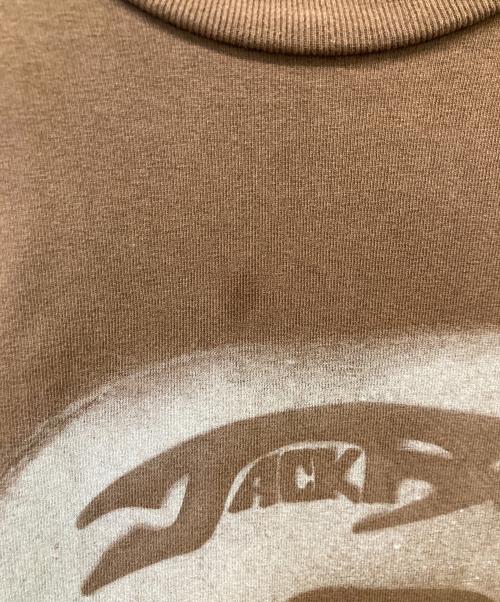 Travis Scott（トラヴィススコット）TRAVIS SCOTT (トラヴィススコット) プリントTシャツ ブラウン サイズ:Lの古着・服飾アイテム