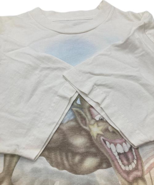Travis Scott（トラヴィススコット）TRAVIS SCOTT (トラヴィススコット) プリントTシャツ ホワイト サイズ:Mの古着・服飾アイテム