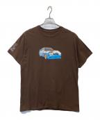 Travis Scottトラヴィススコット）の古着「プリントTシャツ」｜ブラウン