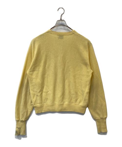 IZOD（アイゾッド）IZOD (アイゾッド) カーディガン イエロー サイズ:Lの古着・服飾アイテム