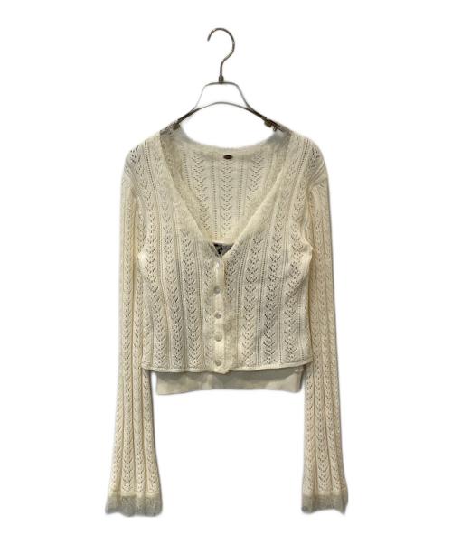 Lily Brown（リリーブラウン）Lily Brown (リリーブラウン) レースアップアンサンブル　LWNT261200 アイボリー サイズ:ONE SIZEの古着・服飾アイテム