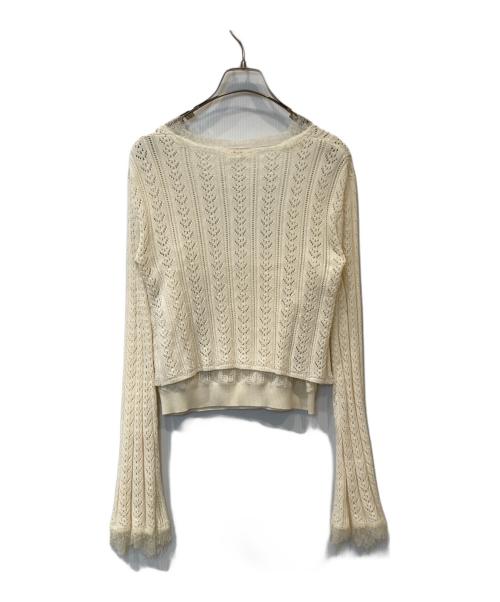 Lily Brown（リリーブラウン）Lily Brown (リリーブラウン) レースアップアンサンブル　LWNT261200 アイボリー サイズ:ONE SIZEの古着・服飾アイテム