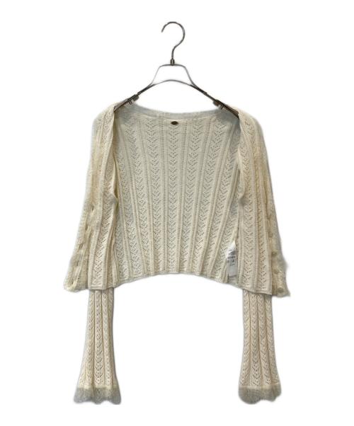 Lily Brown（リリーブラウン）Lily Brown (リリーブラウン) レースアップアンサンブル　LWNT261200 アイボリー サイズ:ONE SIZEの古着・服飾アイテム
