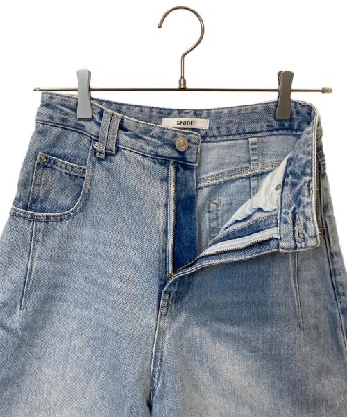 Snidel（スナイデル）Snidel (スナイデル) 【Kuroki denim】ハイライズワイドデニム　SWFP262125 インディゴの古着・服飾アイテム