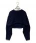 ETRE TOKYO (エトレトウキョウ) ツーピースクロップドニット　1223511046-0 ネイビー サイズ:F：5000円