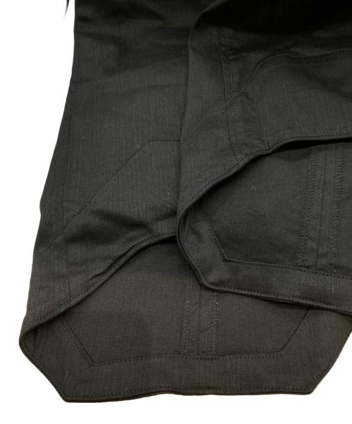 JULIUS（ユリウス）JULIUS (ユリウス) 10.5oz Stretch Denim Wide Cargo Pants　857PAM4 ブラック サイズ:2の古着・服飾アイテム
