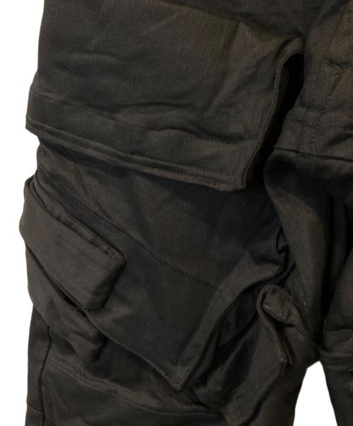 JULIUS（ユリウス）JULIUS (ユリウス) 10.5oz Stretch Denim Wide Cargo Pants　857PAM4 ブラック サイズ:2の古着・服飾アイテム