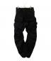 JULIUS（ユリウス）の古着「10.5oz Stretch Denim Wide Cargo Pants　857PAM4」｜ブラック