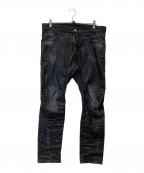 DSQUARED2ディースクエアード）の古着「BIKER JEANデニムパンツ　S74LB1226」｜グレー