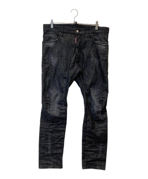 DSQUARED2（ディースクエアード）DSQUARED2 (ディースクエアード) BIKER JEANデニムパンツ　S74LB1226 グレー サイズ:50の古着・服飾アイテム