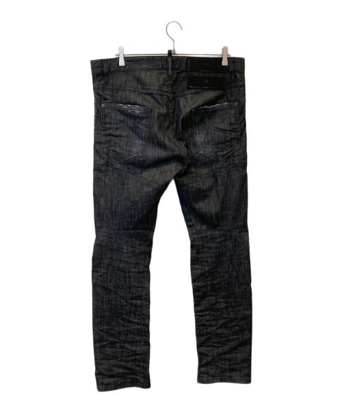 DSQUARED2（ディースクエアード）DSQUARED2 (ディースクエアード) BIKER JEANデニムパンツ　S74LB1226 グレー サイズ:50の古着・服飾アイテム