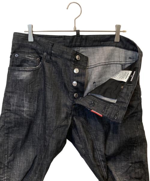 DSQUARED2（ディースクエアード）DSQUARED2 (ディースクエアード) BIKER JEANデニムパンツ　S74LB1226 グレー サイズ:50の古着・服飾アイテム