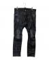 DSQUARED2（ディースクエアード）の古着「BIKER JEANデニムパンツ　S74LB1226」｜グレー