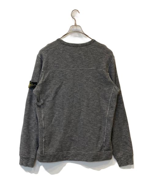 STONE ISLAND（ストーンアイランド）STONE ISLAND (ストーンアイランド) 裏起毛スウェット 711565437 グレー サイズ:Lの古着・服飾アイテム