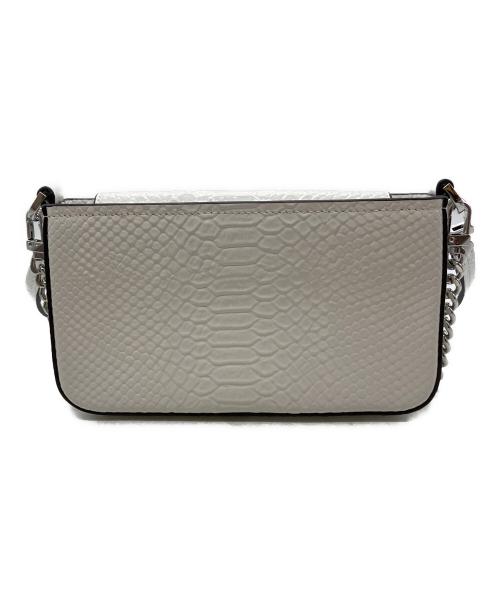 MICHAEL KORS（マイケルコース）MICHAEL KORS (マイケルコース) ブライアント スモール スネークエンボスレザー コンバーチブル ポシェット 32T5SYTU1L ホワイトの古着・服飾アイテム