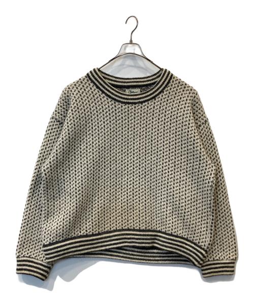 L.L.Bean（エルエルビーン）L.L.Bean (エルエルビーン) バーズアイニット ホワイト サイズ:XLの古着・服飾アイテム