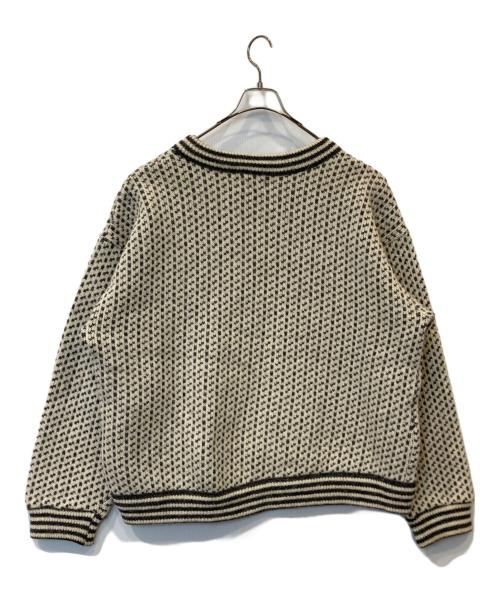 L.L.Bean（エルエルビーン）L.L.Bean (エルエルビーン) バーズアイニット ホワイト サイズ:XLの古着・服飾アイテム