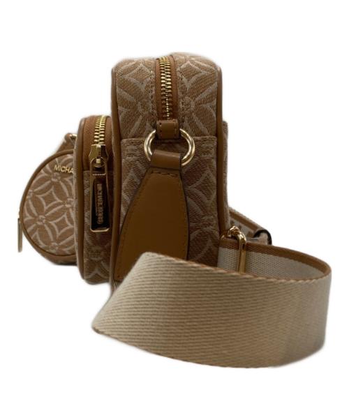 MICHAEL KORS（マイケルコース）MICHAEL KORS (マイケルコース) JET SET ITEM クロスボディバッグ ベージュの古着・服飾アイテム