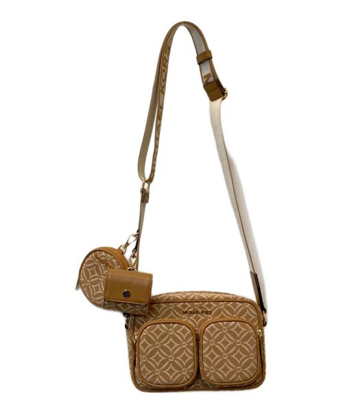 MICHAEL KORS（マイケルコース）MICHAEL KORS (マイケルコース) JET SET ITEM クロスボディバッグ ベージュの古着・服飾アイテム