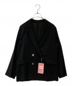 green label relaxingグリーンレーベルリラクシング）の古着「シアーエアジャケット ―マシンウォッシャブル― 3622-199-0286」｜ブラック