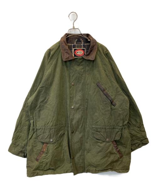 the australian outback collection（ジーオーストラリアンオートバックコレクション）THE AUSTRALIAN OUTBACK COLLECTION (ジーオーストラリアンオートバックコレクション) オイルドジャケット カーキ サイズ:Lの古着・服飾アイテム